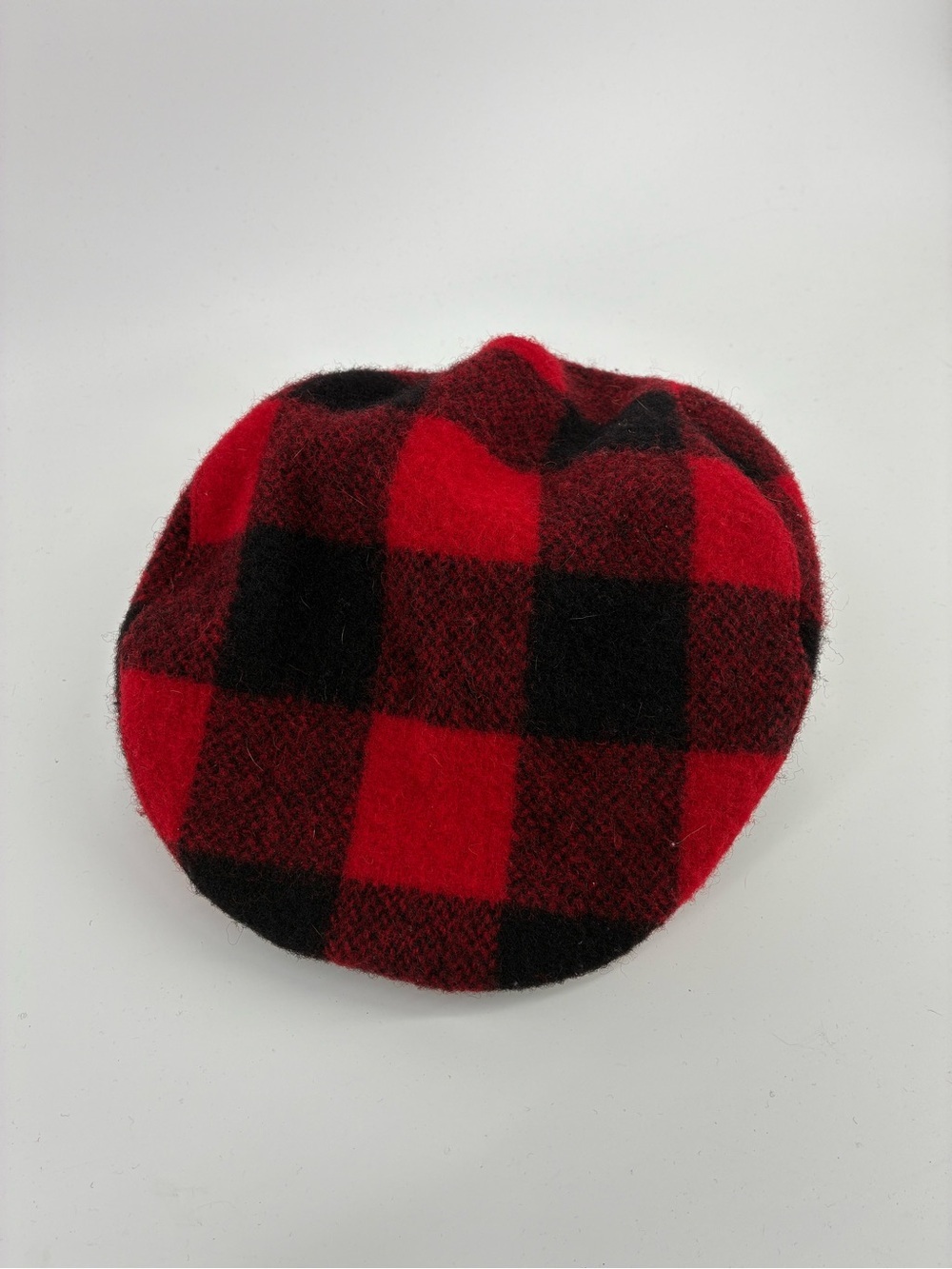 Roots Vintage Men’s Wool Blend Paperboy Hat Buffalo Plaid